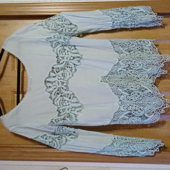 ❤️ Long sleeve crochet Top. Size S/M. - Picture 4 of 7